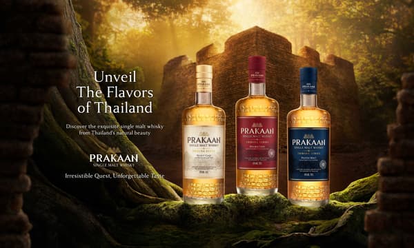 Tribura 系列(左起:Select Cask、Double Cask、Peated Malt)