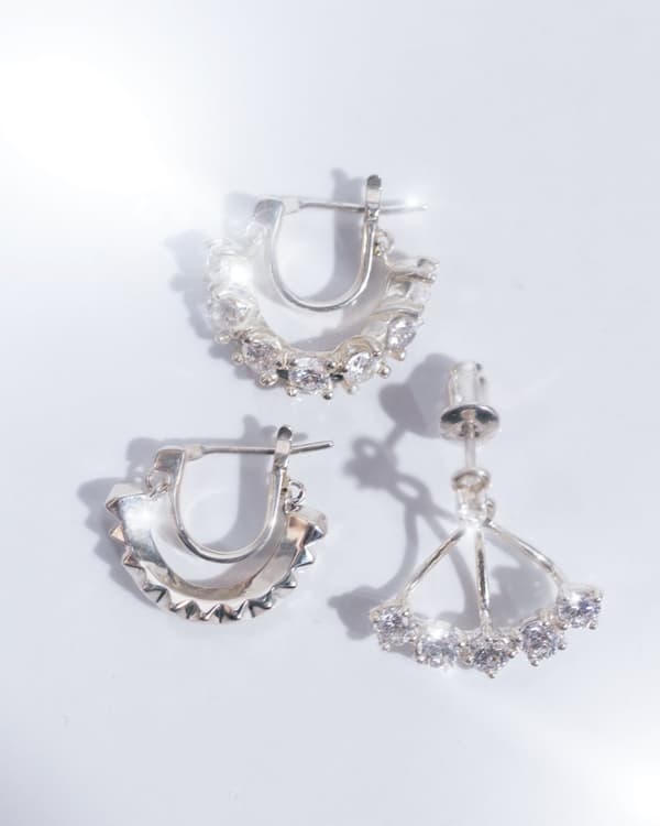 Cradle Ring earrings