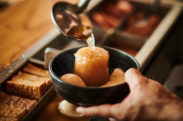 Oden con daikon