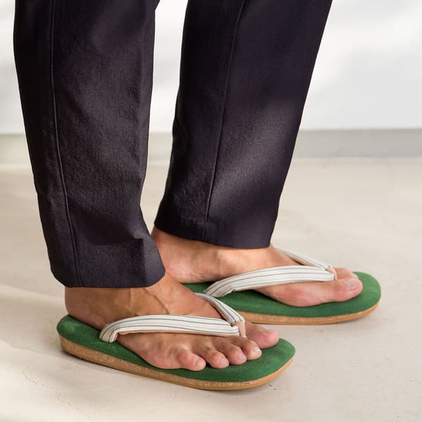 YAMATOKOBO 宇治抹茶染色草履