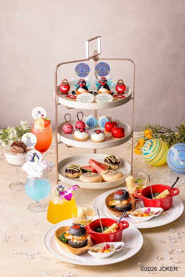 Collaboration Afternoon Tea and Original Non-Alcoholic Drinks
