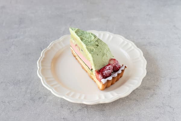 抹茶草莓慕斯塔