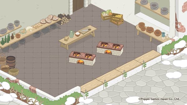 带有柊鰯的柜台装饰（注意：图片来自开发版本。墙壁和地板是样品。横幅显示可能与最终版本不同。）