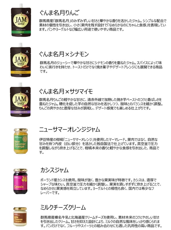 Bread companions product lineup