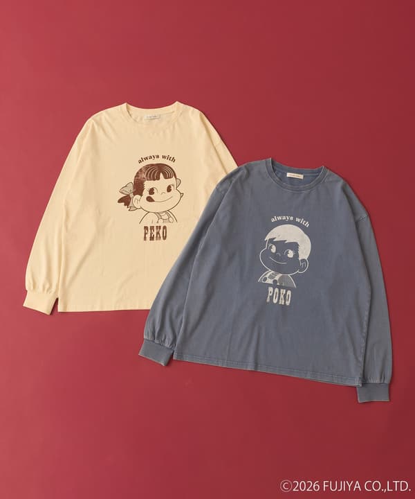 Kaus Lengan Panjang Vintage Peko-chan