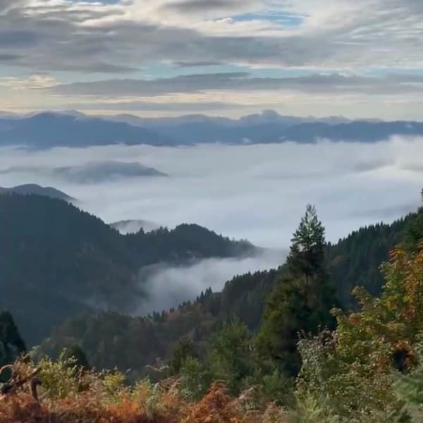 Sea of clouds at Onyu Pass