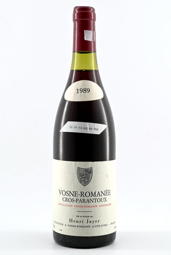 Vosne-Romanee wine bottle