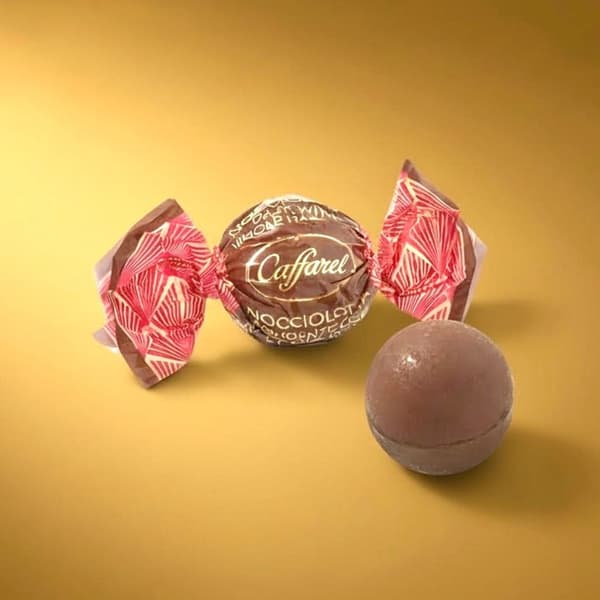 Paket 5 potong Caffarel Dark Nocciola Rotta