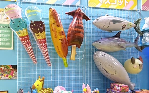 Air-filled vinyl toy series popular at festivals and events
