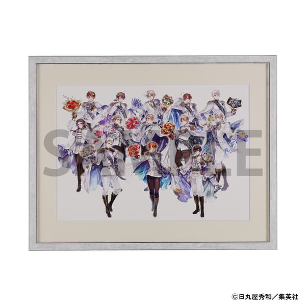 헤타리아 20주년 기념 원화전 WorldFesta 고해상도 디지털 컬러 키 비주얼 액자