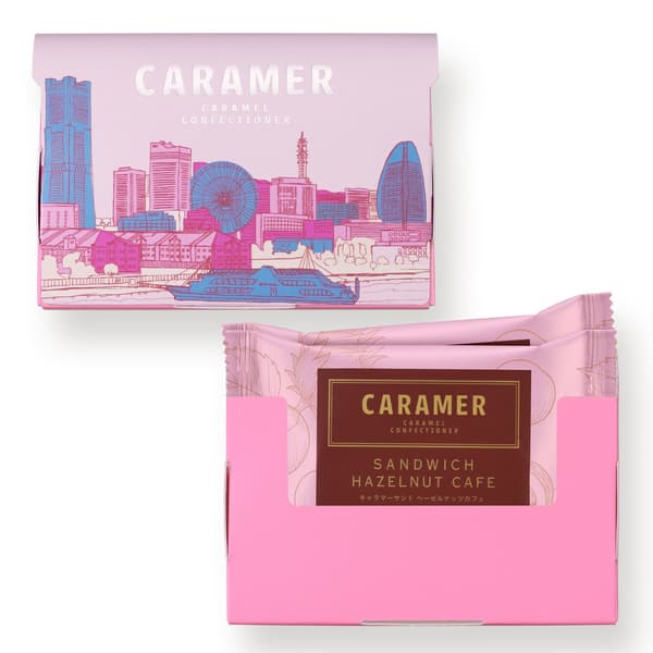 CARAMER榛果咖啡夹心饼干 横滨限定包装 2个装