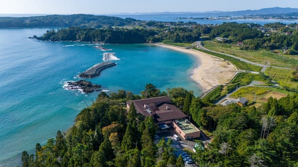 气仙沼大岛高地上休暇村气仙沼大岛度假酒店的外观