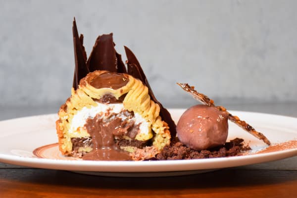 Japanese Chestnut Mont Blanc Assiette Dessert