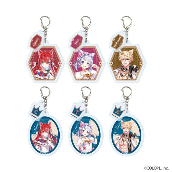 帶部件的亞克力鑰匙圈