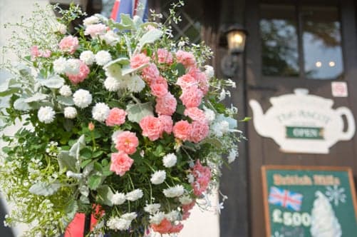 애스콧 티룸 외부 장식