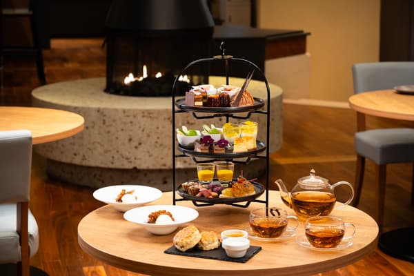 Afternoon tea sweets at HARBOR CAFE