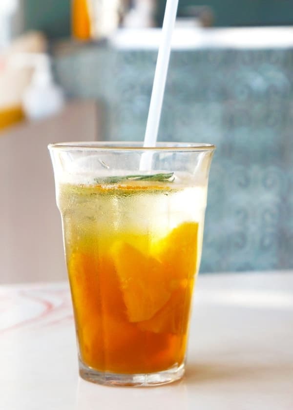 Chunky Pineapple Tea Soda