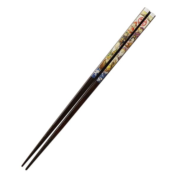 箔繪筷 寶船細節
