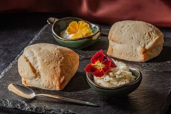 Scones (pictured serves two)