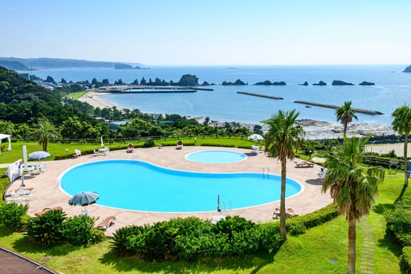 Garden pool area