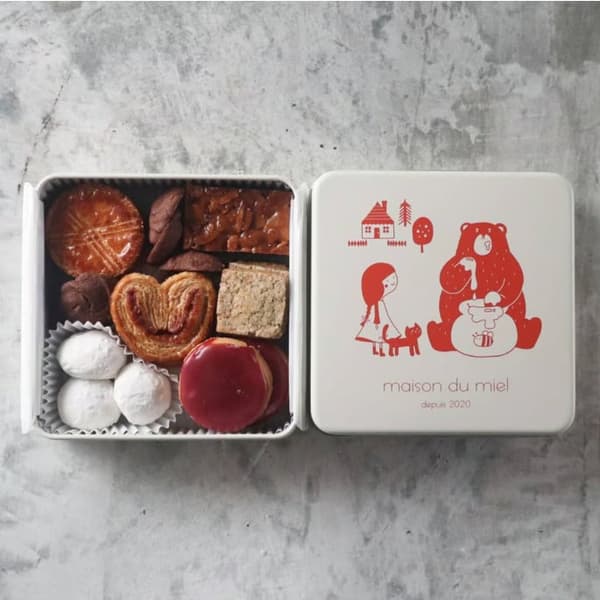 Maison du Miel 红色饼干礼盒