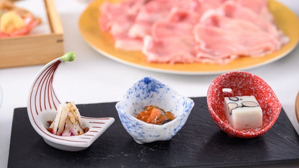 Three kinds of appetizers
