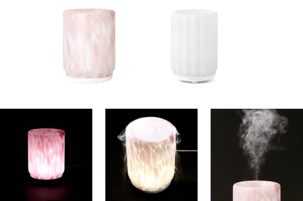 Coton humidifier in dot pink and white