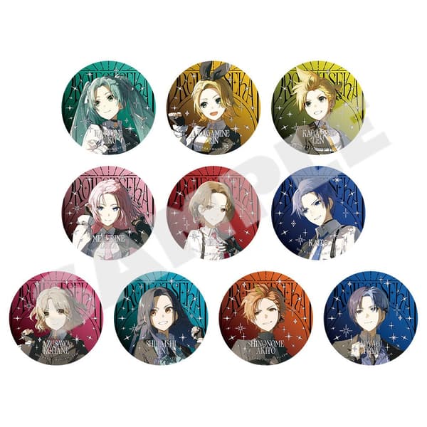 Project SEKAI 6th Anniversary Thanks Festival Foil-Stamped Can Badge Collection A: Virtual Singer & Vivid BAD SQUAD
