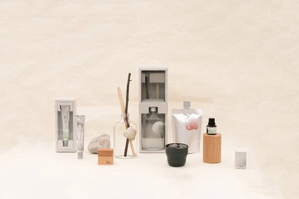 ผลิตภัณฑ์ของ Aroma Recolte ที่จัดแสดงในนิทรรศการ