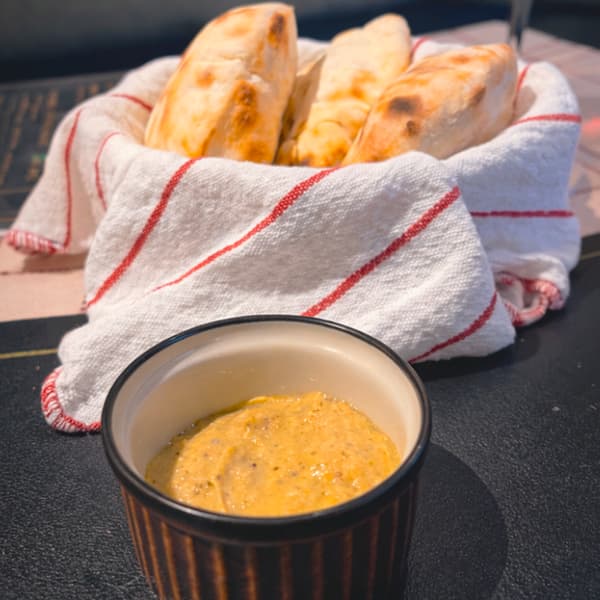 Aubergine Caviar - smooth eggplant purée starter