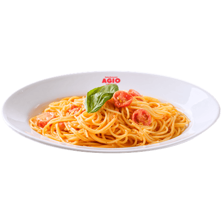 熊本迷你番茄和干番茄香草风味番茄奶油酱意面