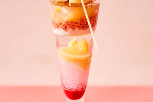 Upper layer of the parfait