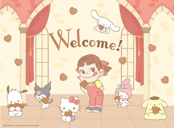 Peko-chan x 三麗鷗角色全新繪製設計面板