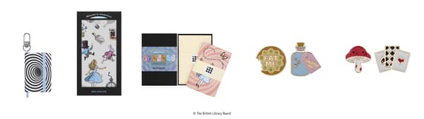 Alice's Adventures in Wonderland accessories and customization items