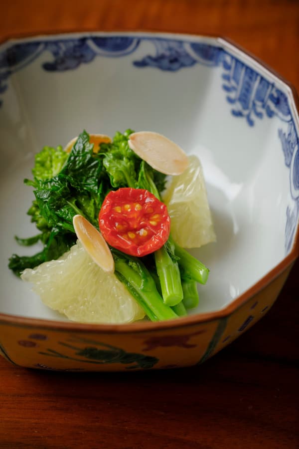 油菜花和八朔沙拉