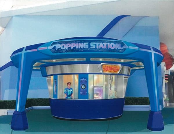 Stan berondong jagung Popping Station