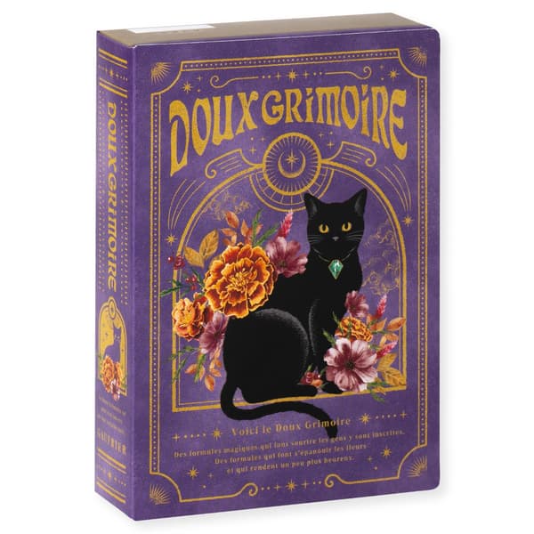 Kemasan ungu Doux Grimoire Gaufrelles