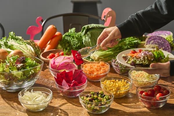 沙拉自助餐食材