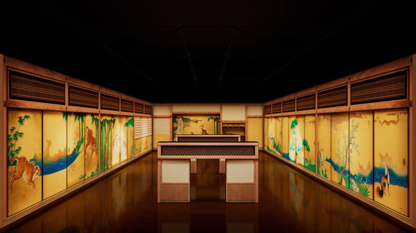 Ruang seni imersif di Arte Museum Nagoya