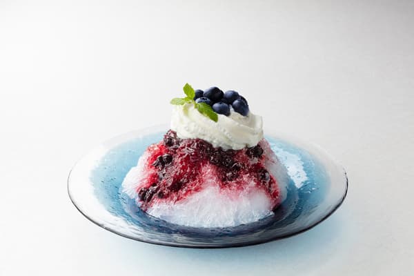 블루베리 빙수