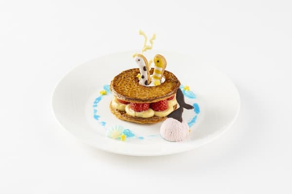 花园鳗和斑点花园鳗饼干千层酥（1,500日元）