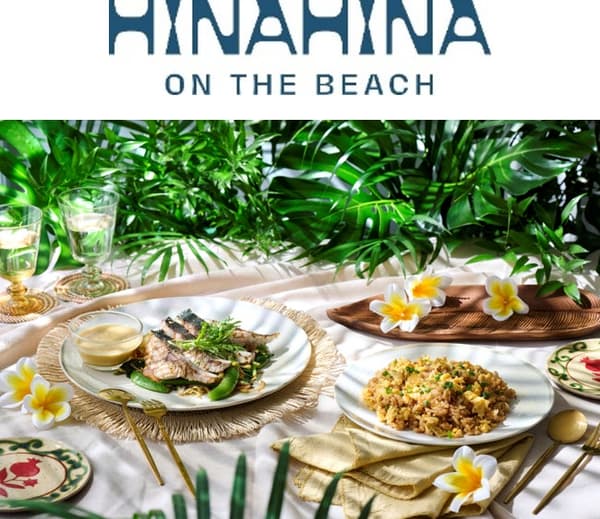 Hinahina menu items