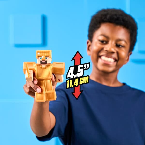 ภาพฟิกเกอร์ Minecraft GOO JIT ZU (Gold Steve) แบบที่ 2