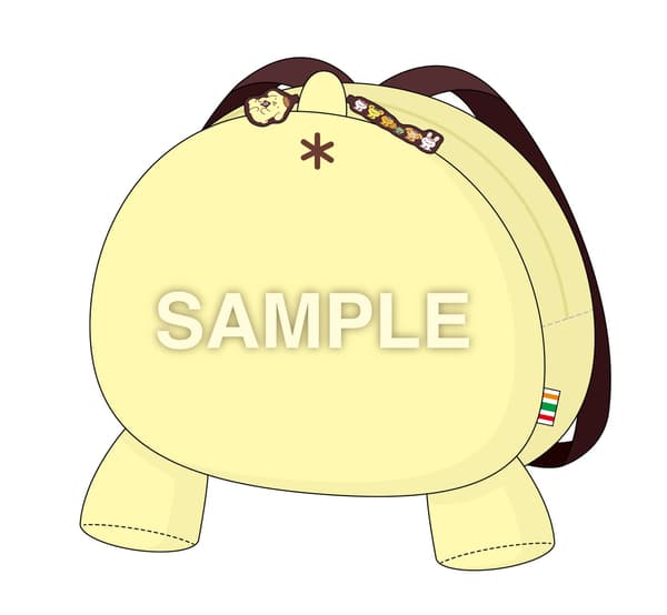 Pompompurin bottom-shaped backpack