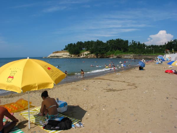 適合海邊用餐的橋立海灘