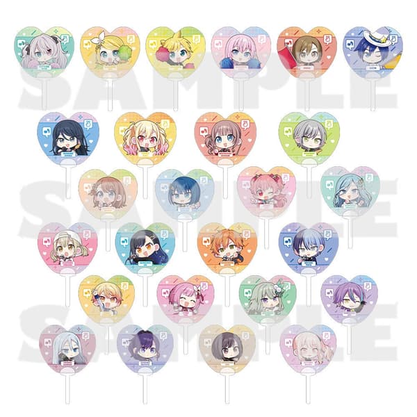 Project SEKAI 6th Anniversary Thanks Festival Mini Character Mini Clear Uchiwa Fan