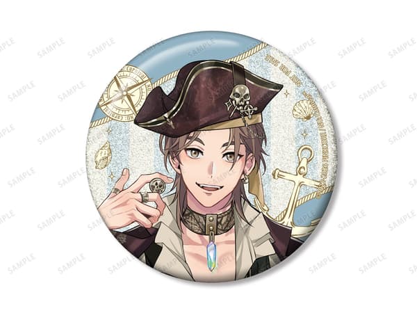 Eight C 迷霧のロンド ver. 75mm Glitter Can Badge, event-exclusive bonus