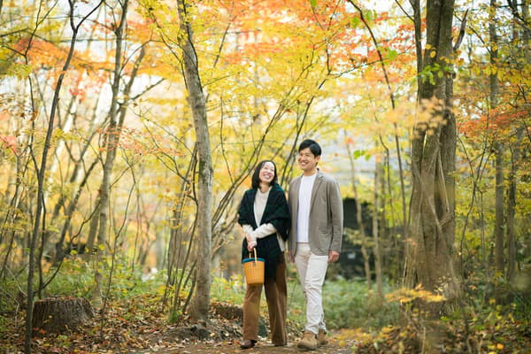 Strolling along a riverside promenade