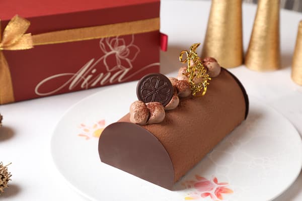 Earl Grey and Chocolate Bûche de Noël