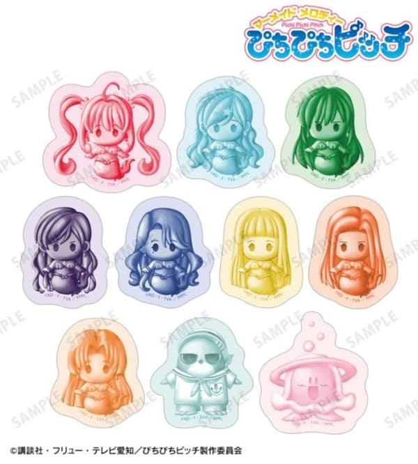 Mermaid Melody Pichi Pichi Pitch petit-sserie Flake Sticker